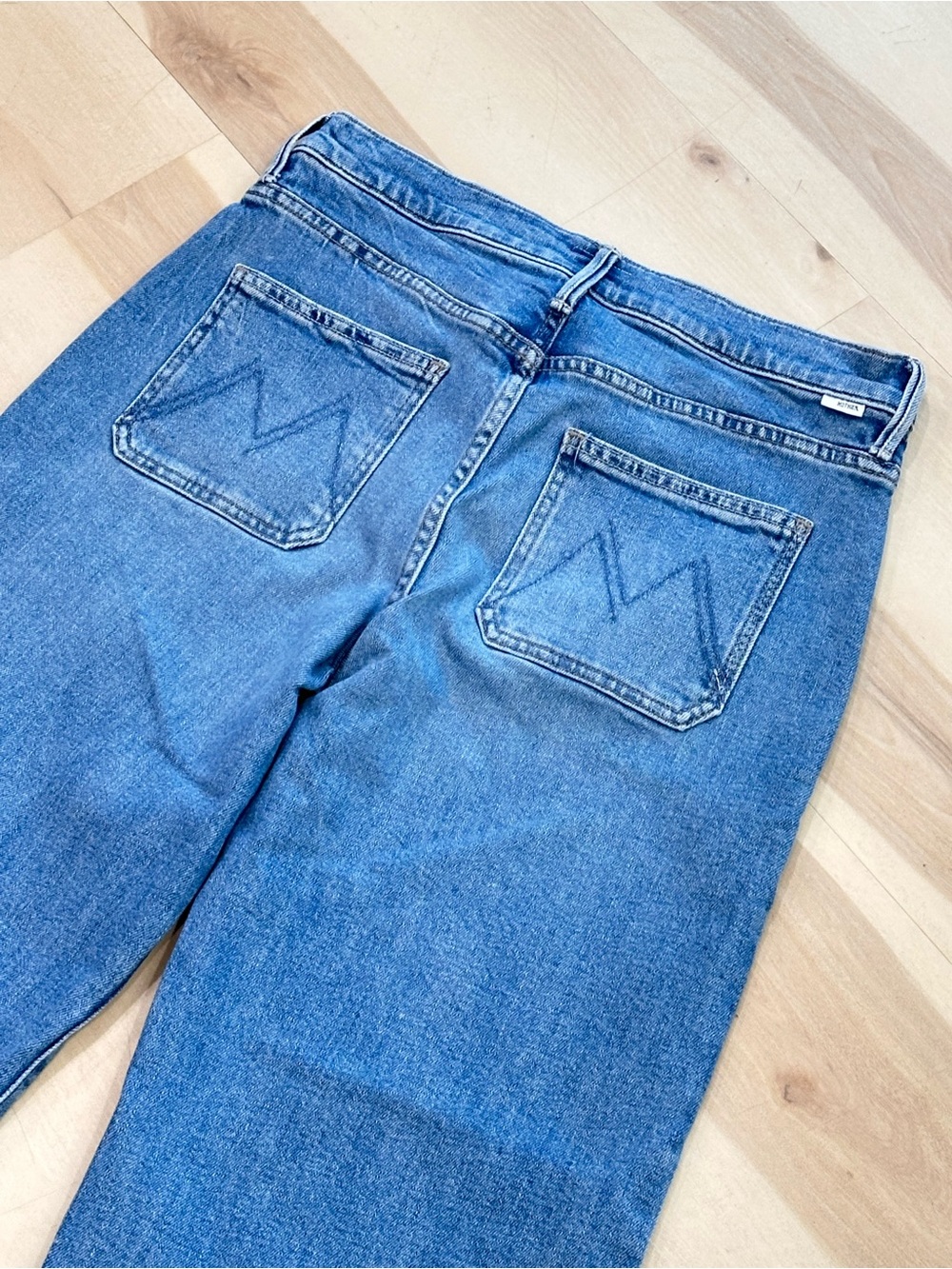 Mother Patch Pocket Mid Rise Maven Ankle Jeans Sz 28” - Picture 10 of 16